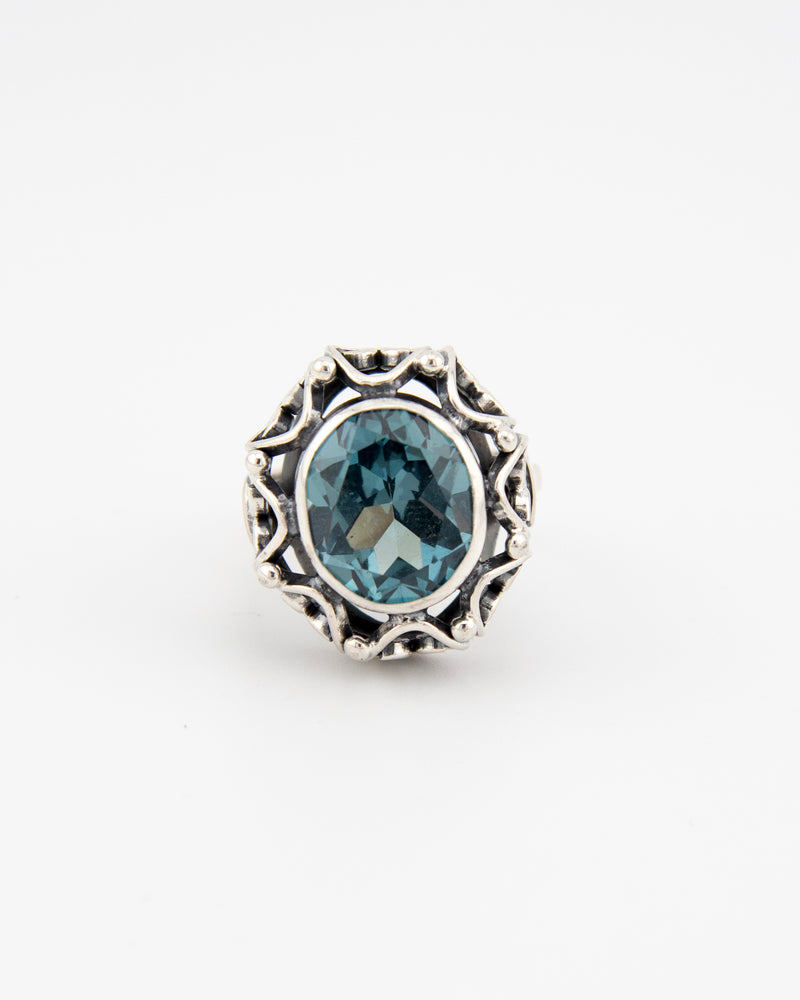 Boho ring – Synthetic Alexandrite