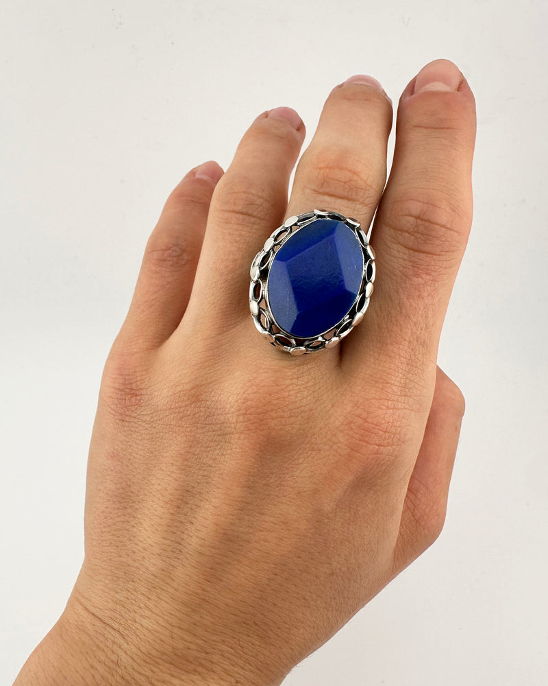 Boho ring – Lapis lazuli