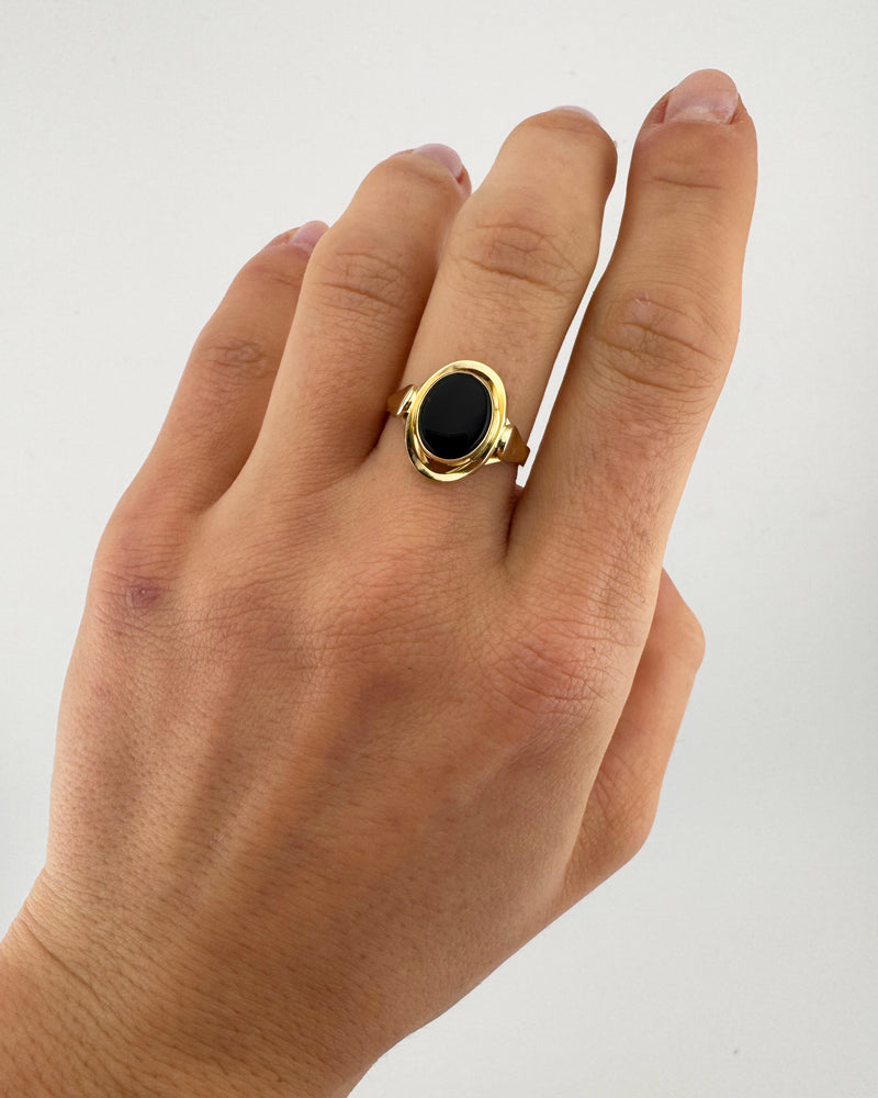 Lumen ring – Onyx