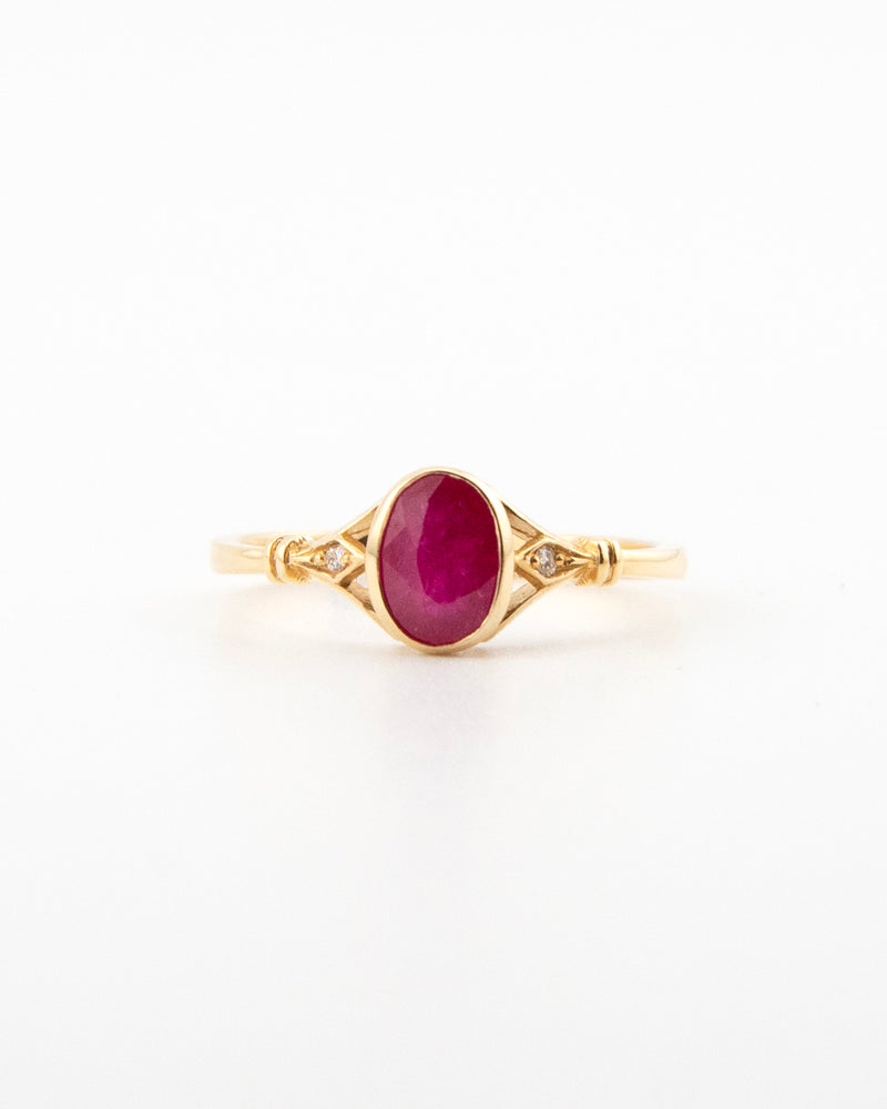 Promise Ring – Ruby & Diamonds