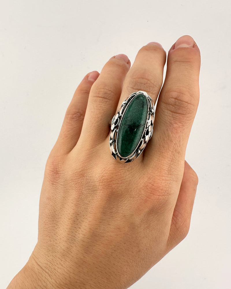 Boho ring – Aventurine